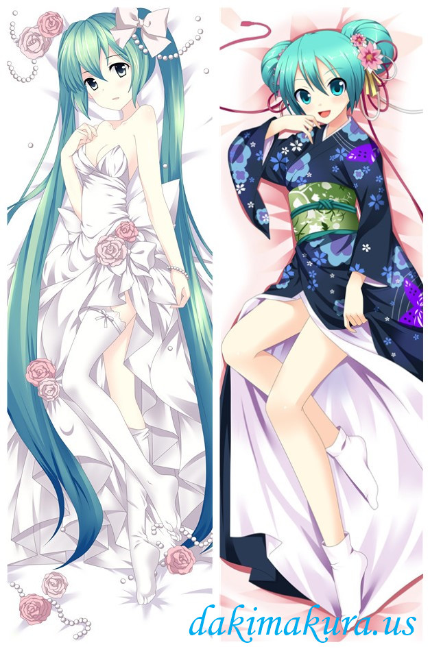 Snow-Hatsune Miku - Vocaloid Anime Dakimakura Japanese Hugging Body Pillow Cover